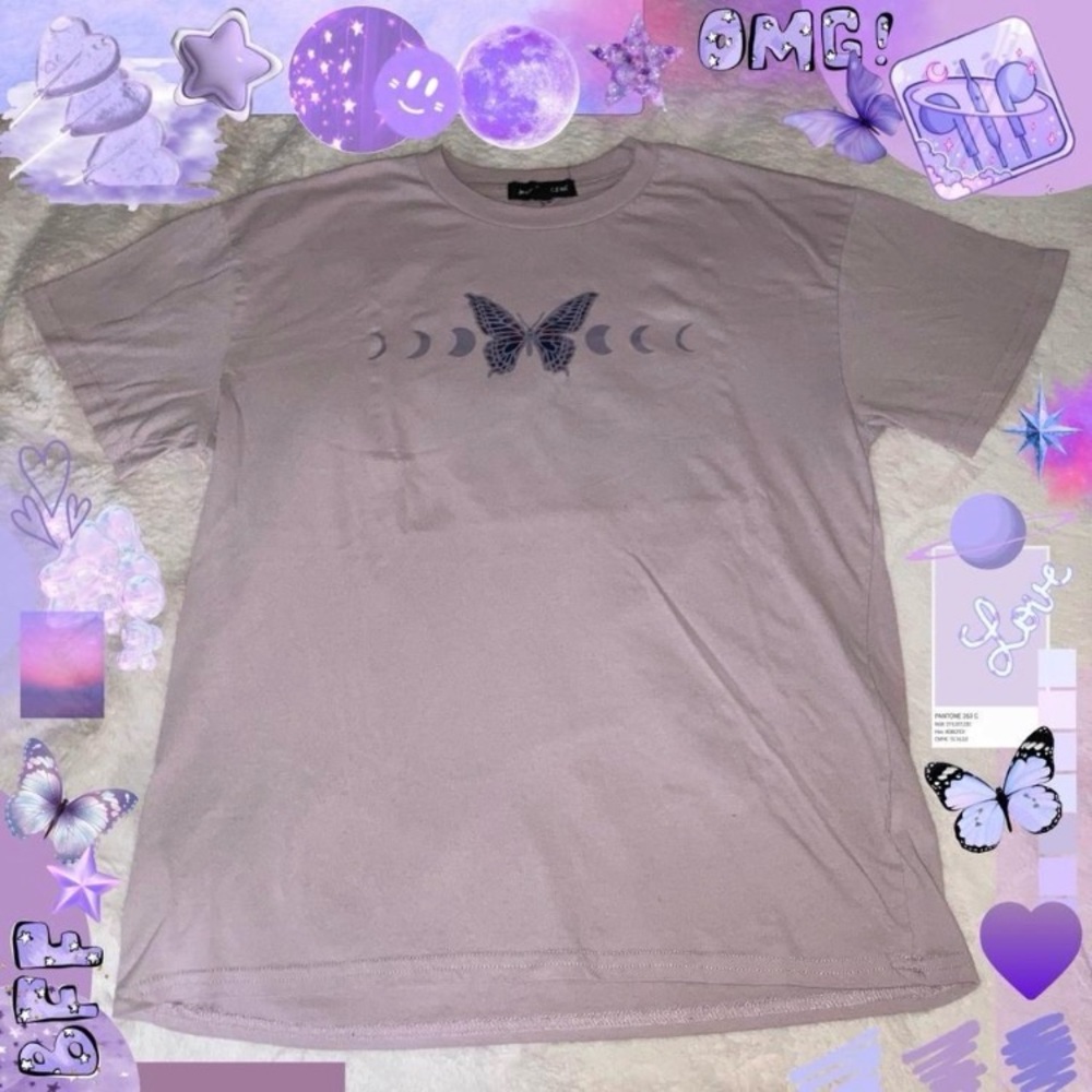 Lilac Butterfly Shirt